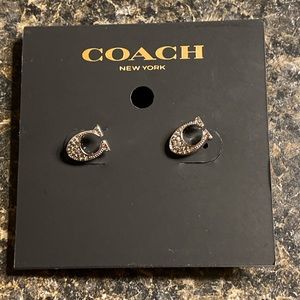 Coach Signature C Earrings Authentic
